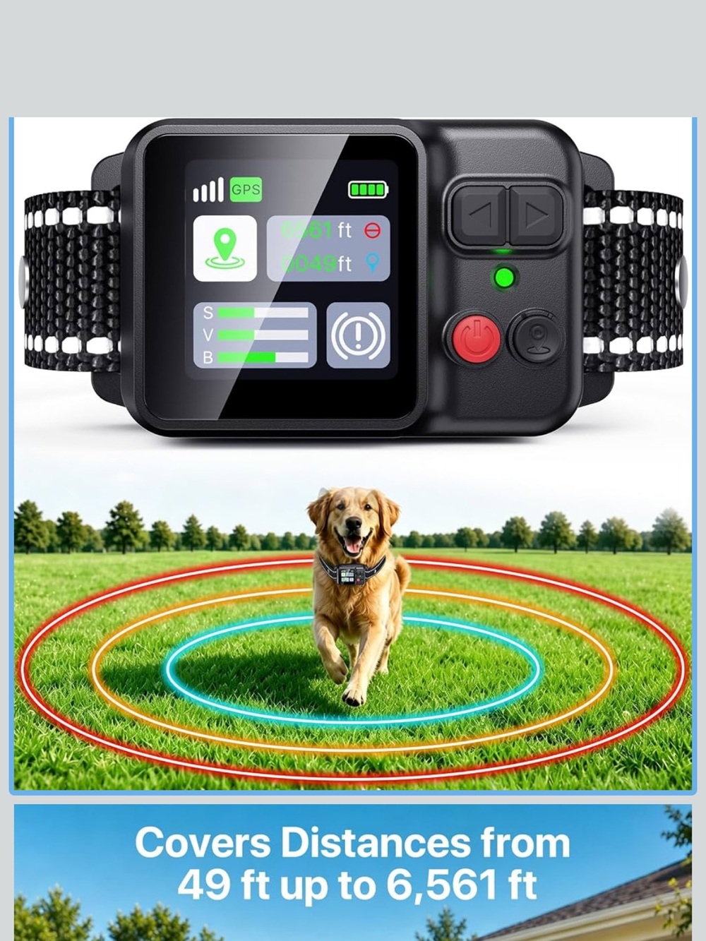 Brand new GPS wireless dog collar fence system